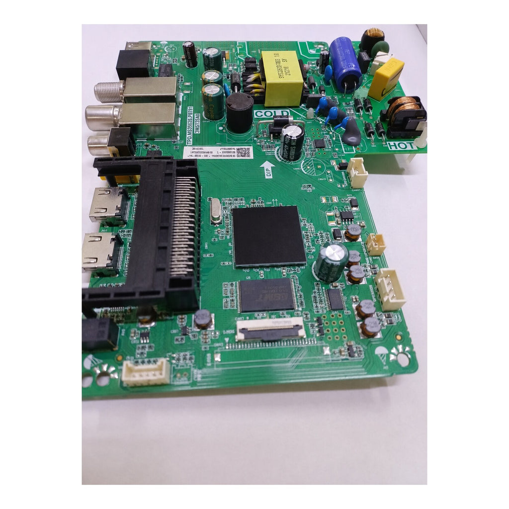 Mainboard PSU TCL 32DD420 TPD.MS3563S.PB781 dettaglio componenti