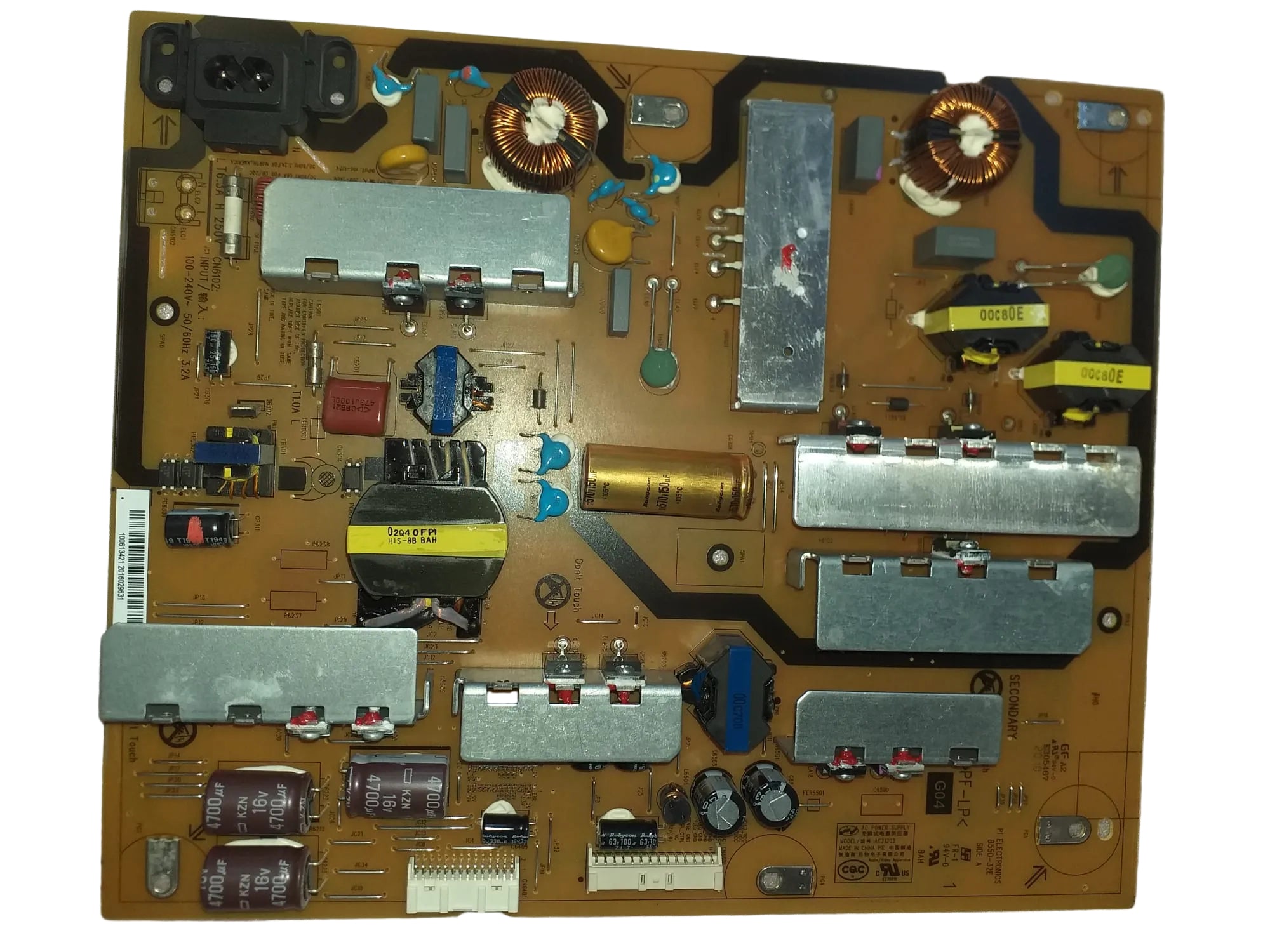 Scheda Alimentazione Sony 55XH9096 1-006-134-21 Testata