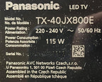 TX-40JX800E PANASONIC