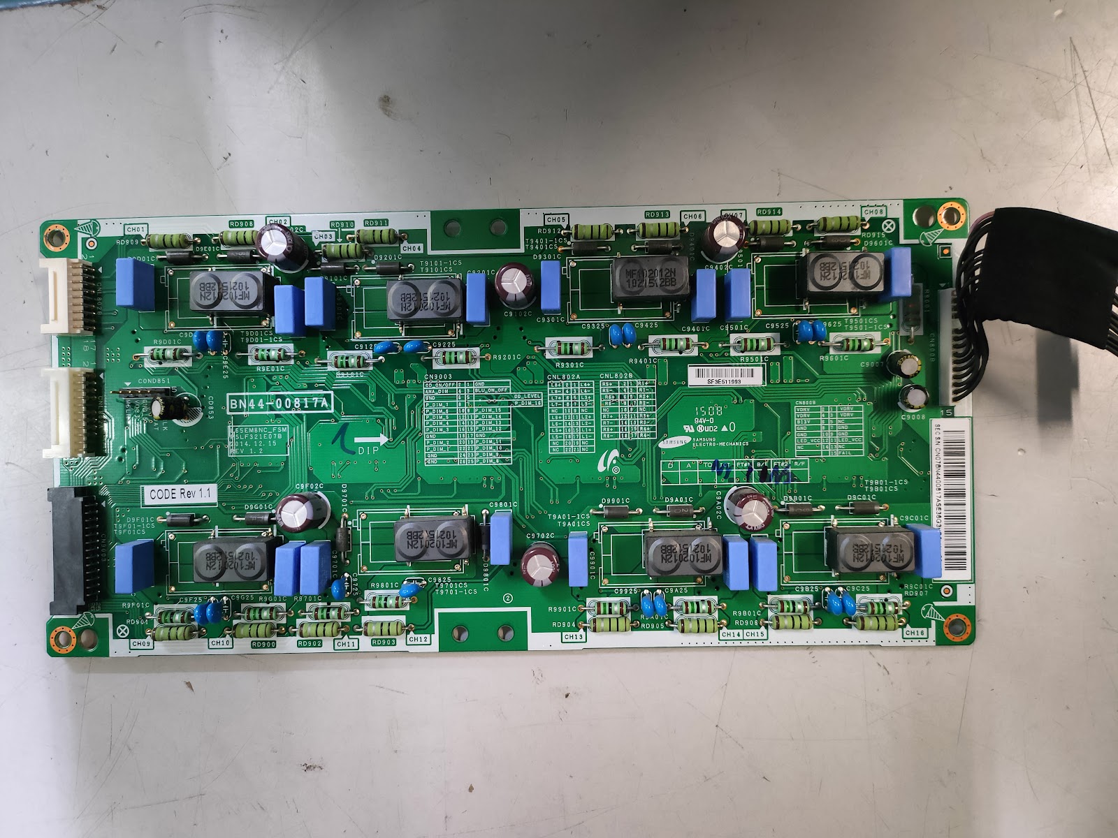 378 2021 Ricambi TV Samsung UE55JS9000T - Mainboard / PSU / T-Con / Altoparlanti / WiFi