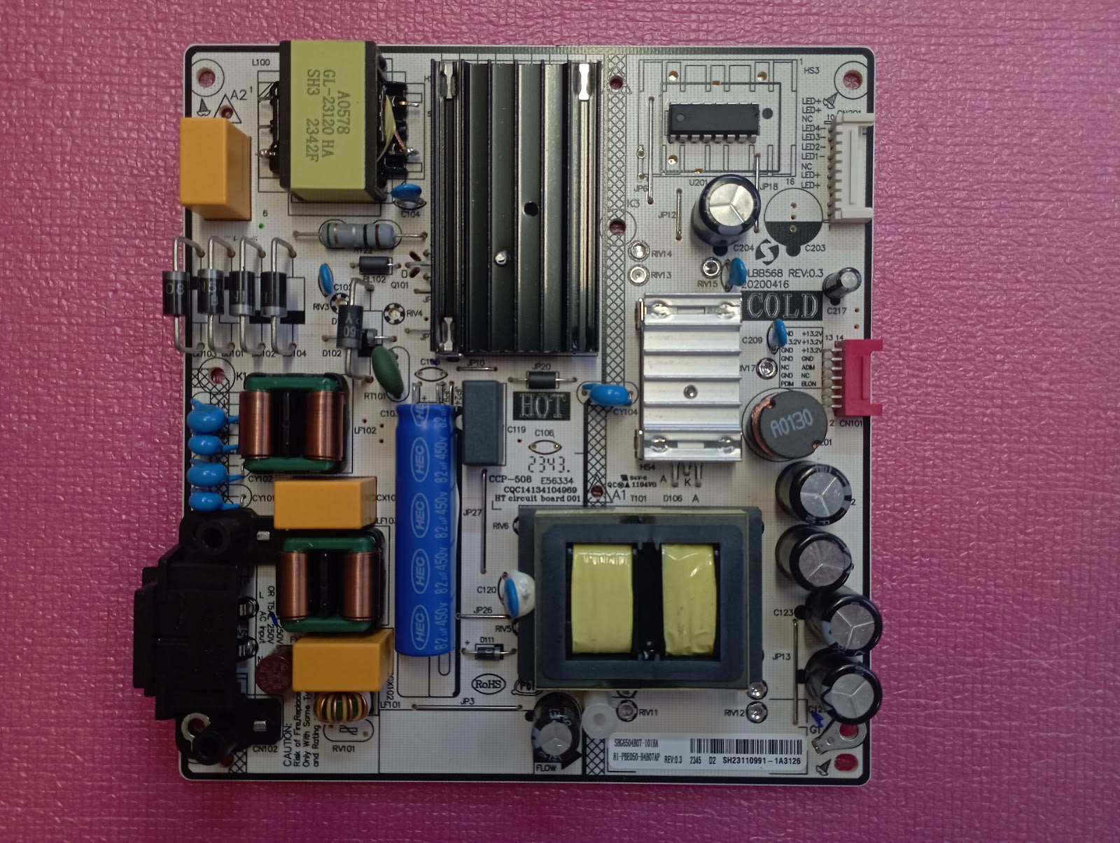 Ricambi TV LG 50UR73006LA - Altoparlanti Flat WiFi IR PSU