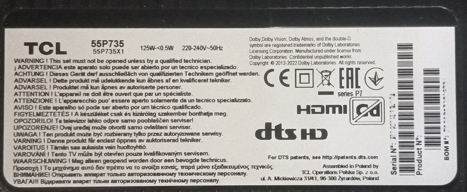 55P735 TCL