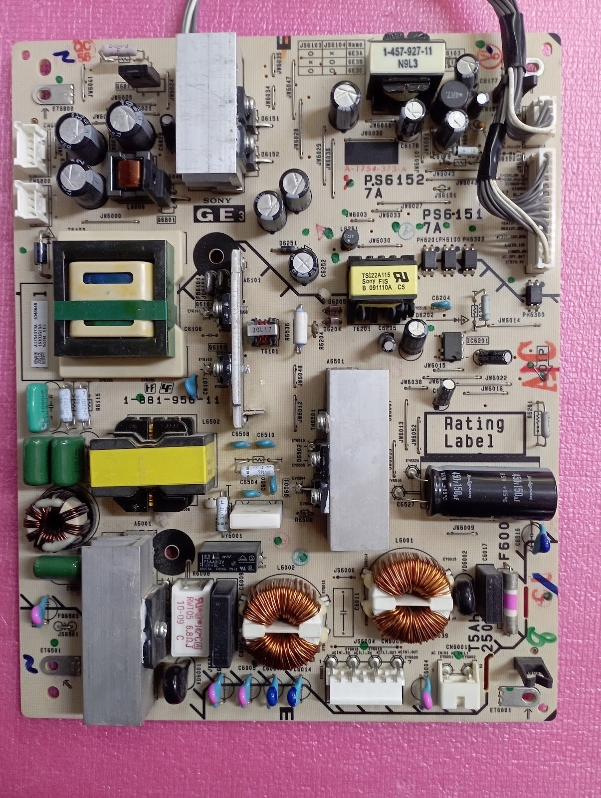 Ricambi TV Sony KDL-32EX700 - Mainboard Altoparlanti Ricevitore IR