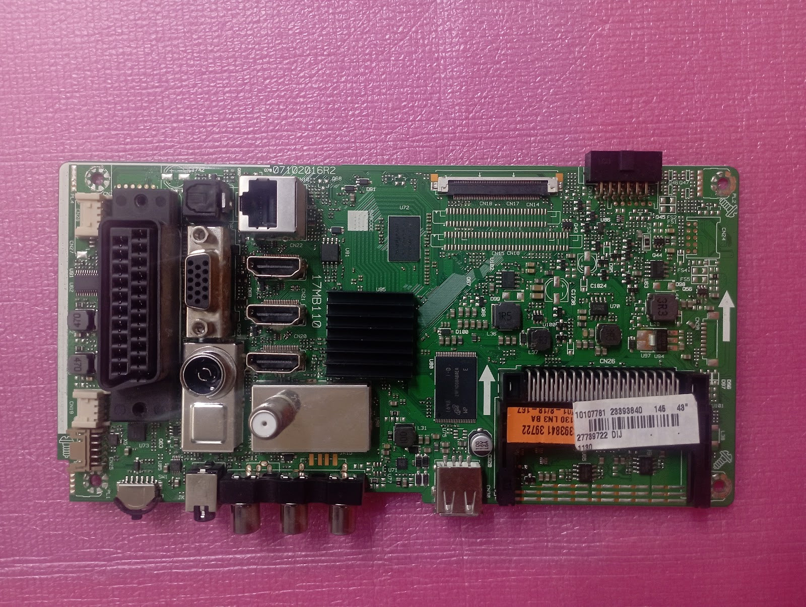 Ricambi TV Hitachi 43HB6W62I - T-Con Altoparlanti Flat WiFi IR