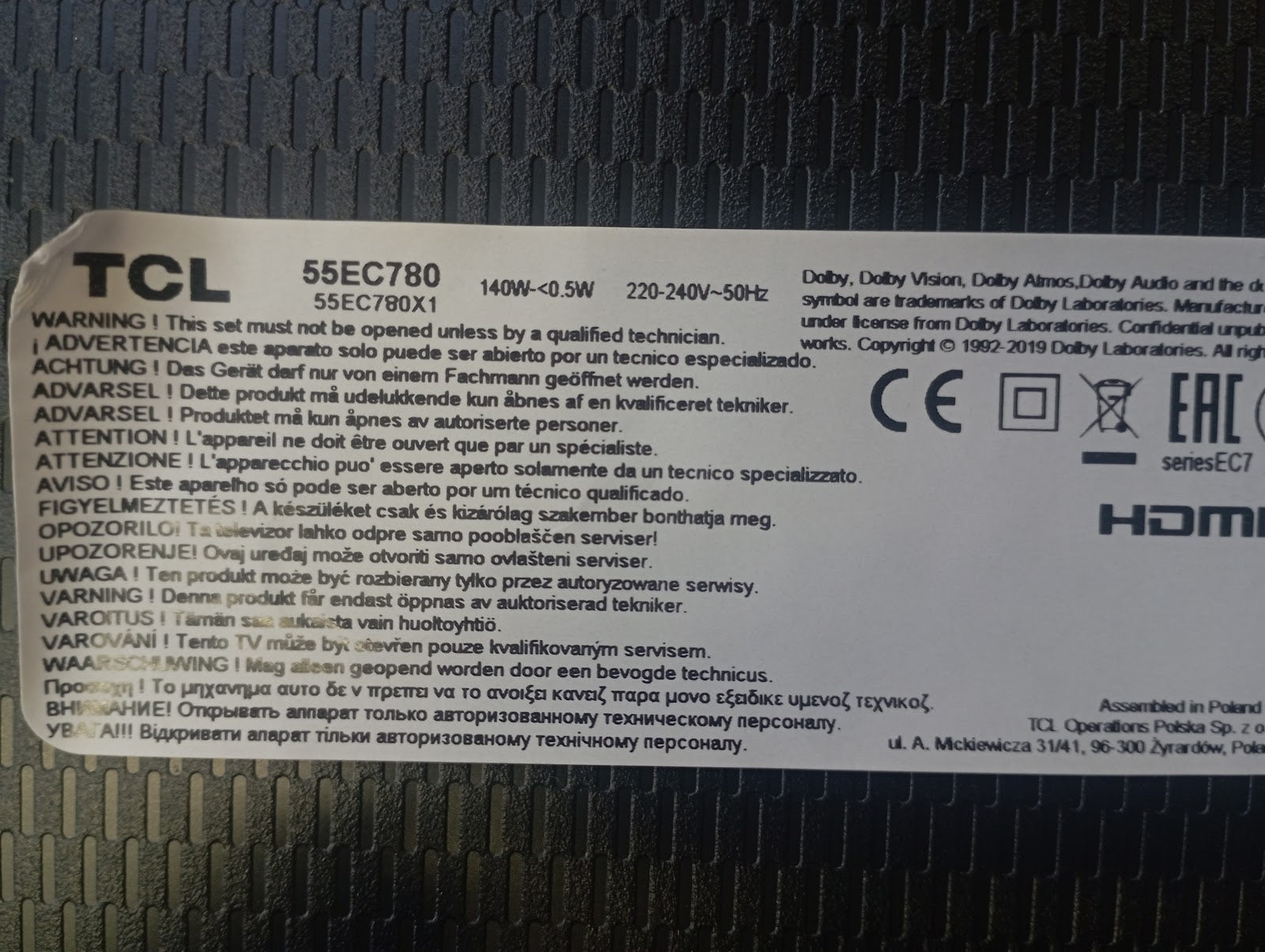 55EC780 TCL
