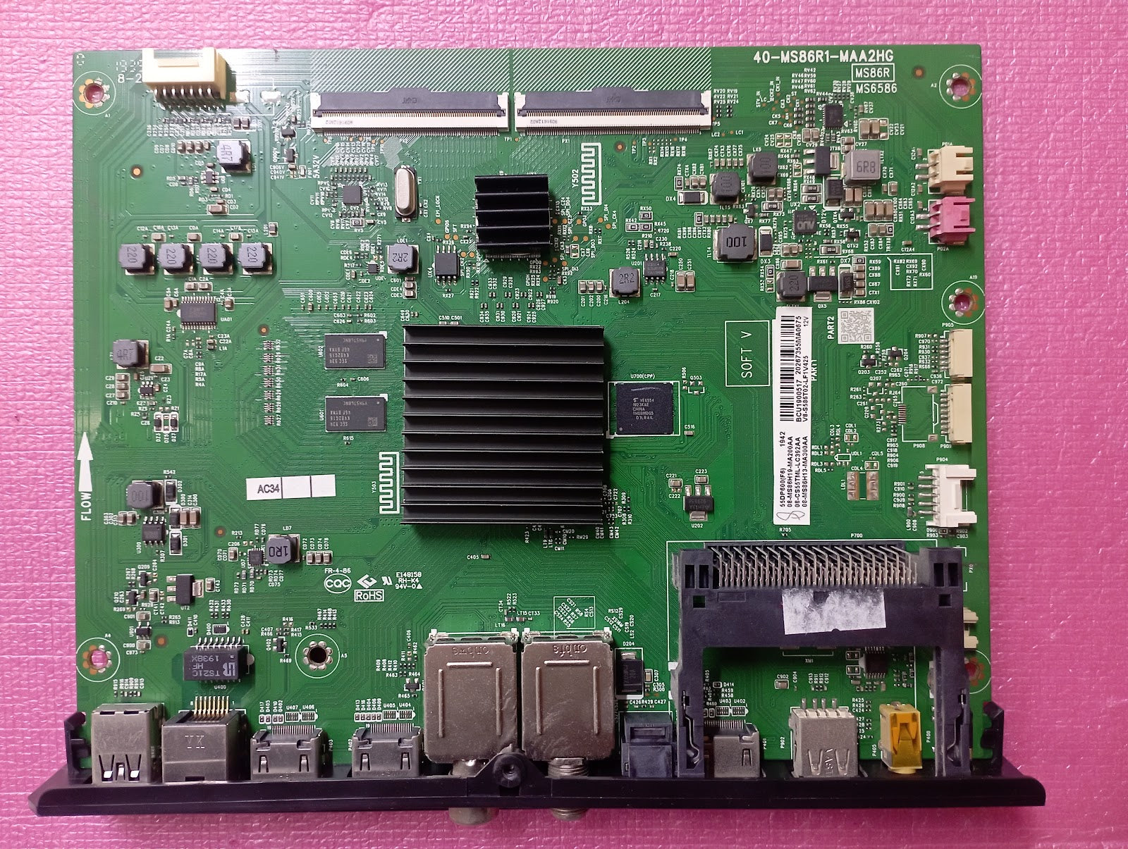 Ricambi TV TCL 55DP600 - Mainboard PSU Altoparlanti WiFi IR