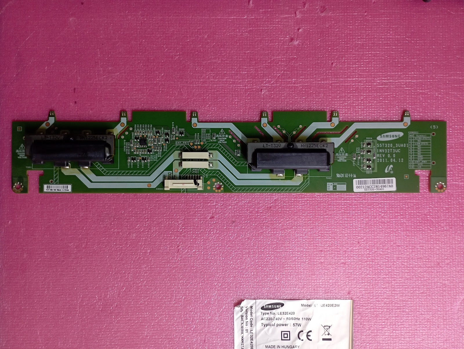 Ricambi TV Samsung LE32E420 - PSU Mainboard Altoparlanti Flat Inverter