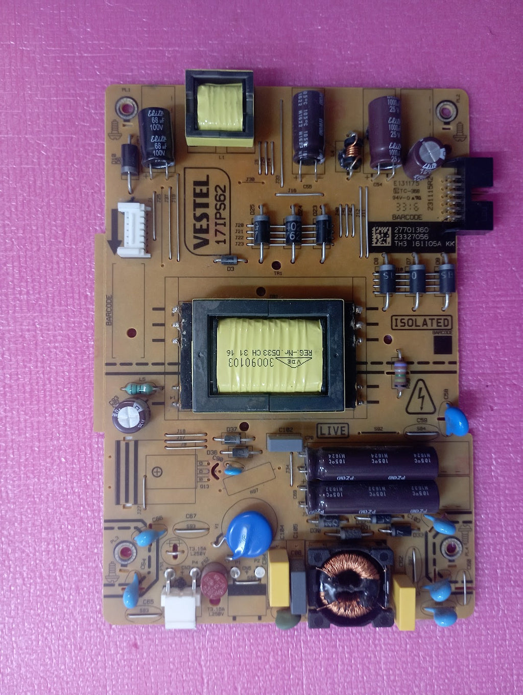 Ricambi TV Telefunken TE32278B35TXD - Mainboard PSU Flat Altoparlanti IR