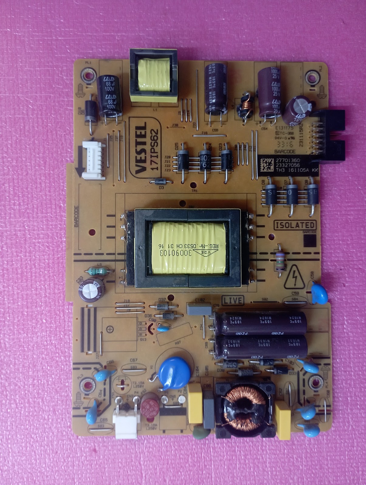 Ricambi TV Telefunken TE32278B35TXD - Mainboard PSU Flat Altoparlanti IR