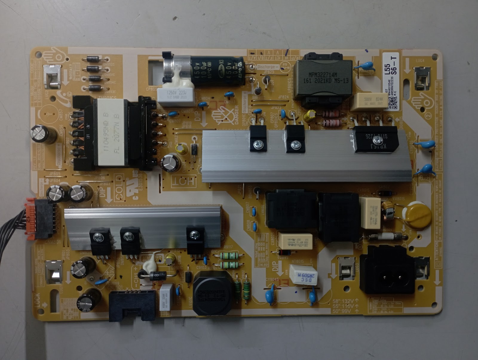 1162 2023 Ricambi TV Samsung UE50TU8070U - Mainboard / PSU / Altoparlanti