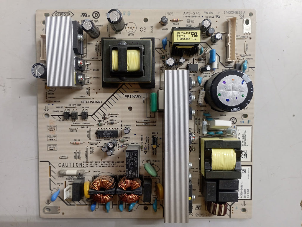 522 2012 Ricambi TV Sony KDL26S5500 - Main / PSU / Tastiera / Ricevitore / Inverter