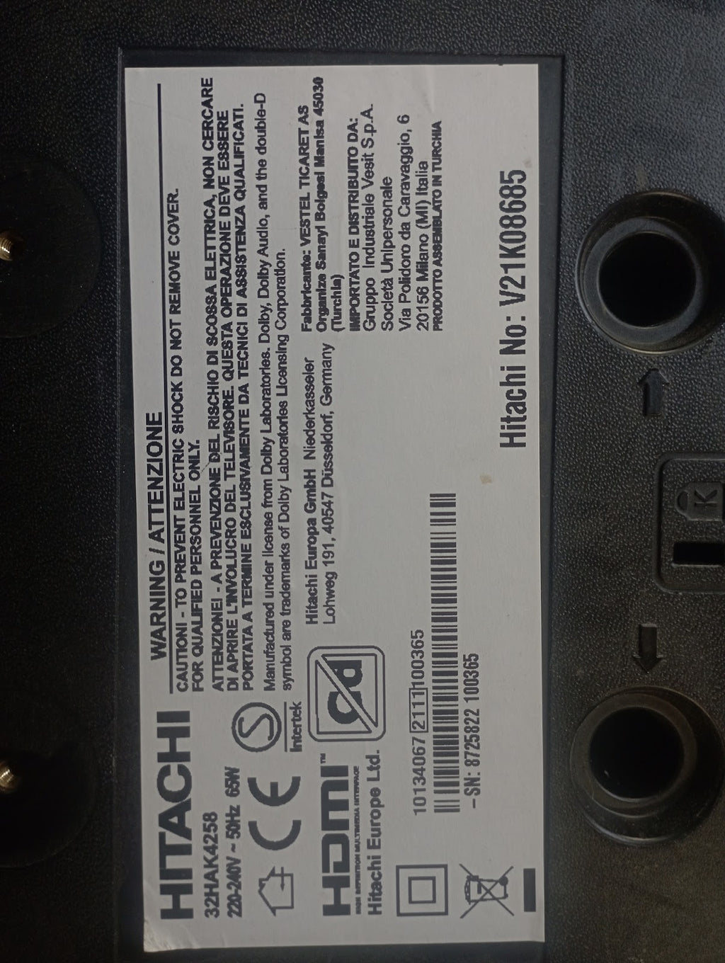 32HAK4258 HITACHI