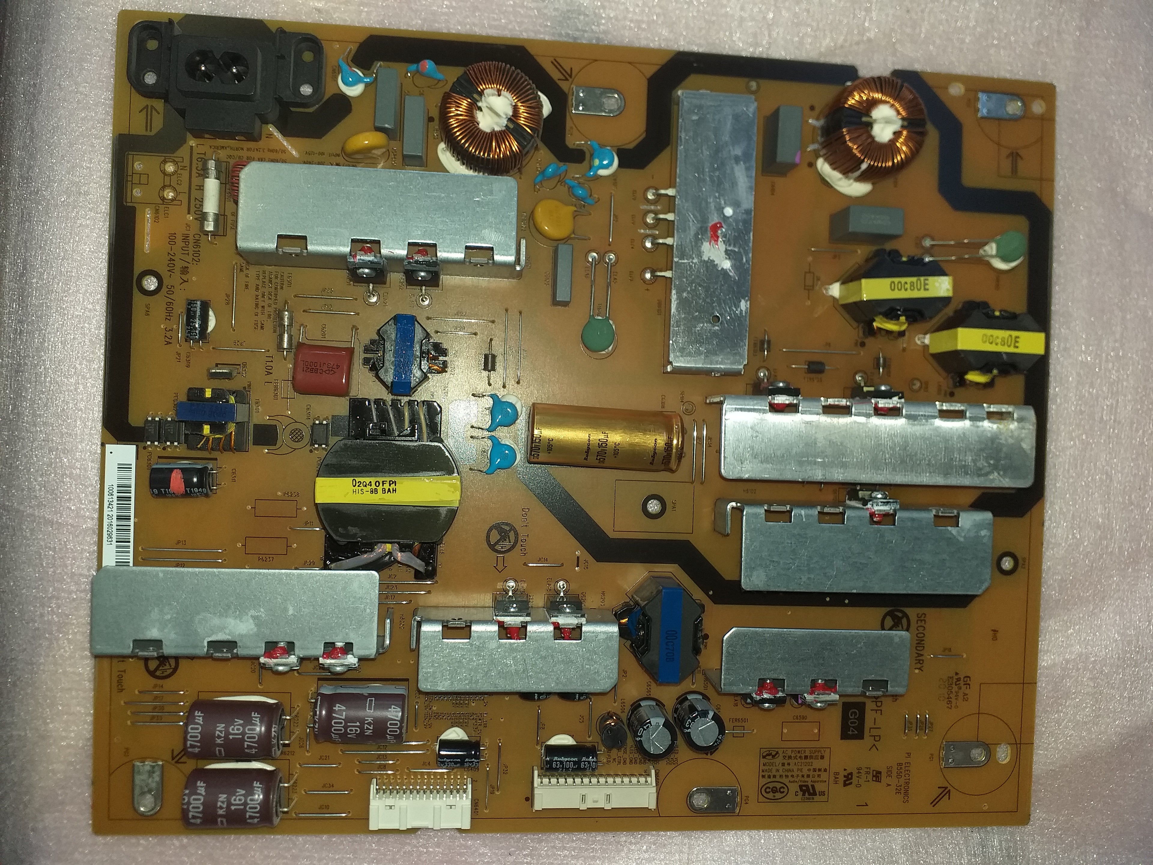 Ricambi TV Sony KD-55XH9096 - Mainboard PSU T-Con WiFi Altoparlanti IR LED