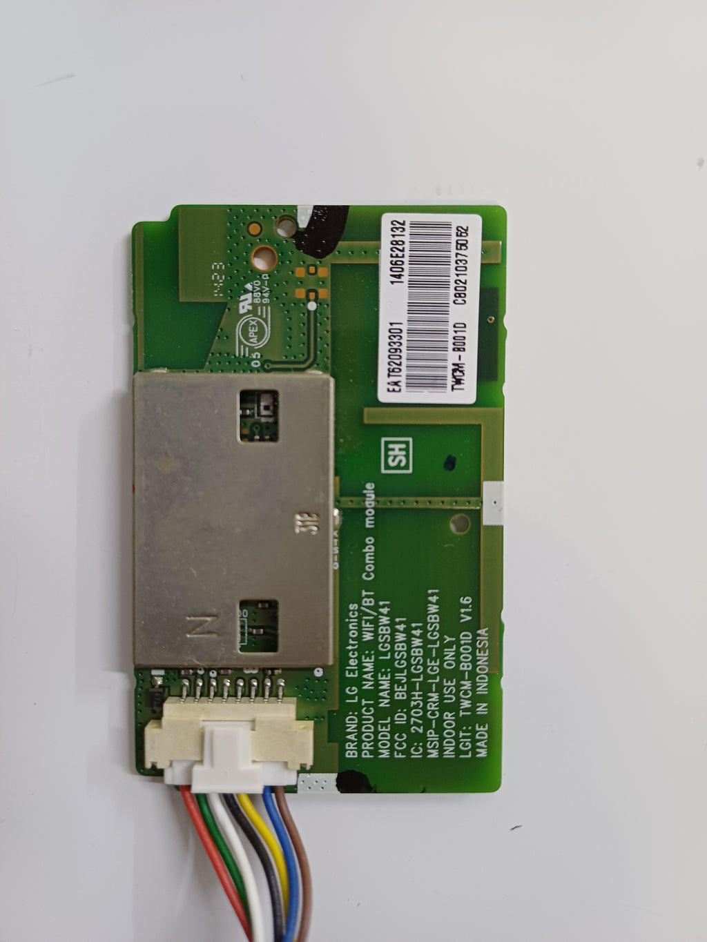Modulo WiFi LG 50LB650V EAT62093301 vista posteriore