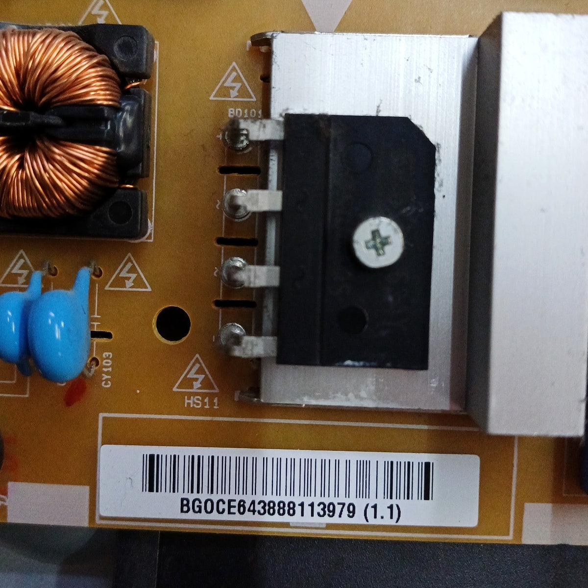 PSU LG 49UH603V-ZE EAY64388811 dettaglio etichetta