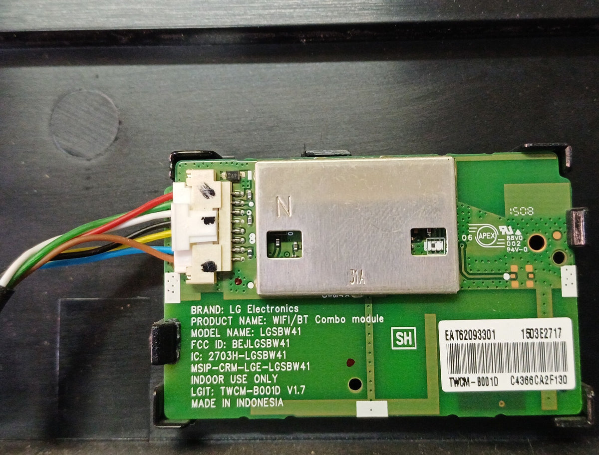 Modulo WiFi Bluetooth LG EAT62093301 LGSBW41