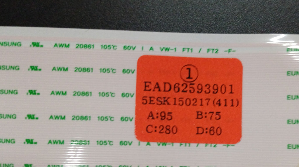 Cavo flat LVDS LG dettaglio codice EAD62593901