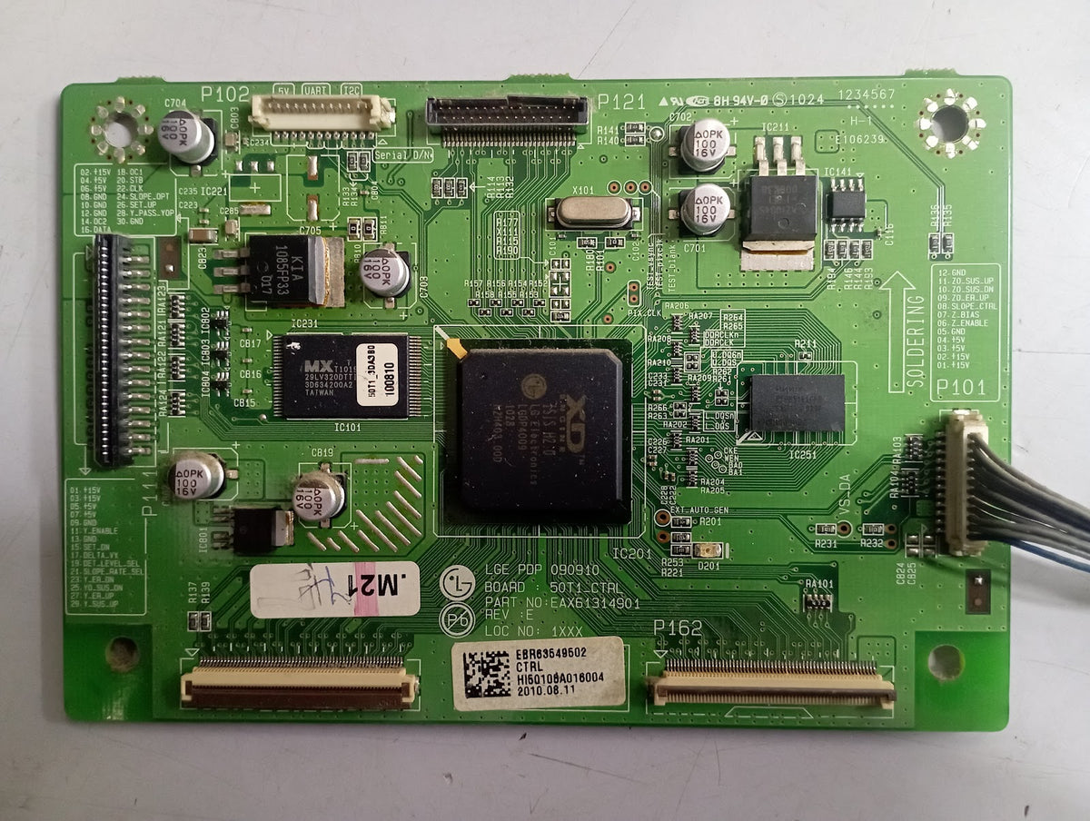 Scheda controllo EBR63549502 LG 50PJ350-ZA fronte