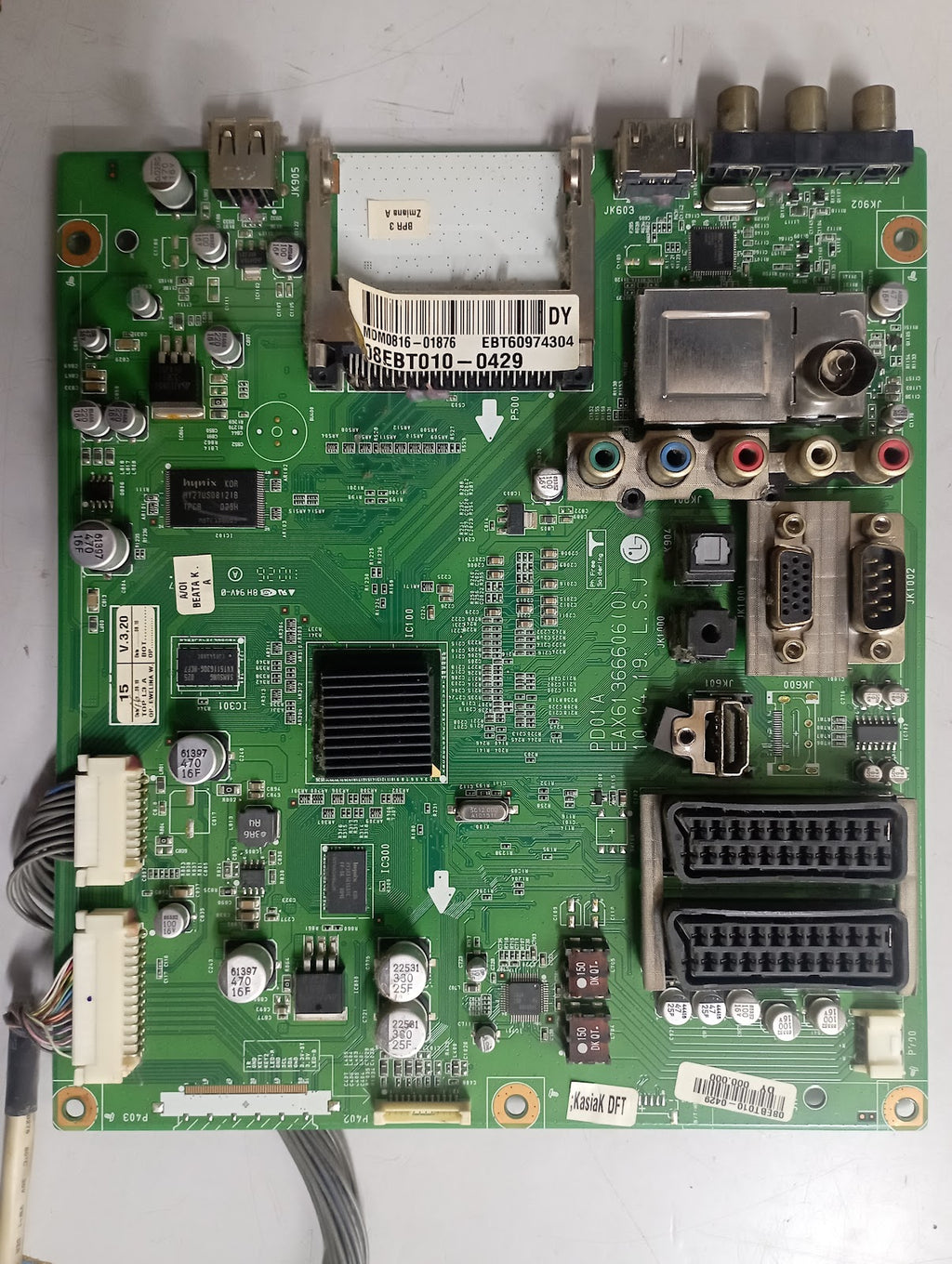 Mainboard EBT60974304 LG 50PJ350-ZA fronte