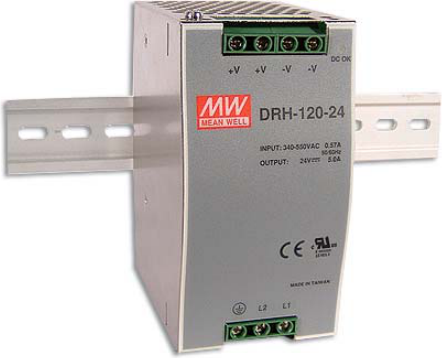 Alimentatore Switching Mean Well DRH-120-48 48V 2.5A 120W