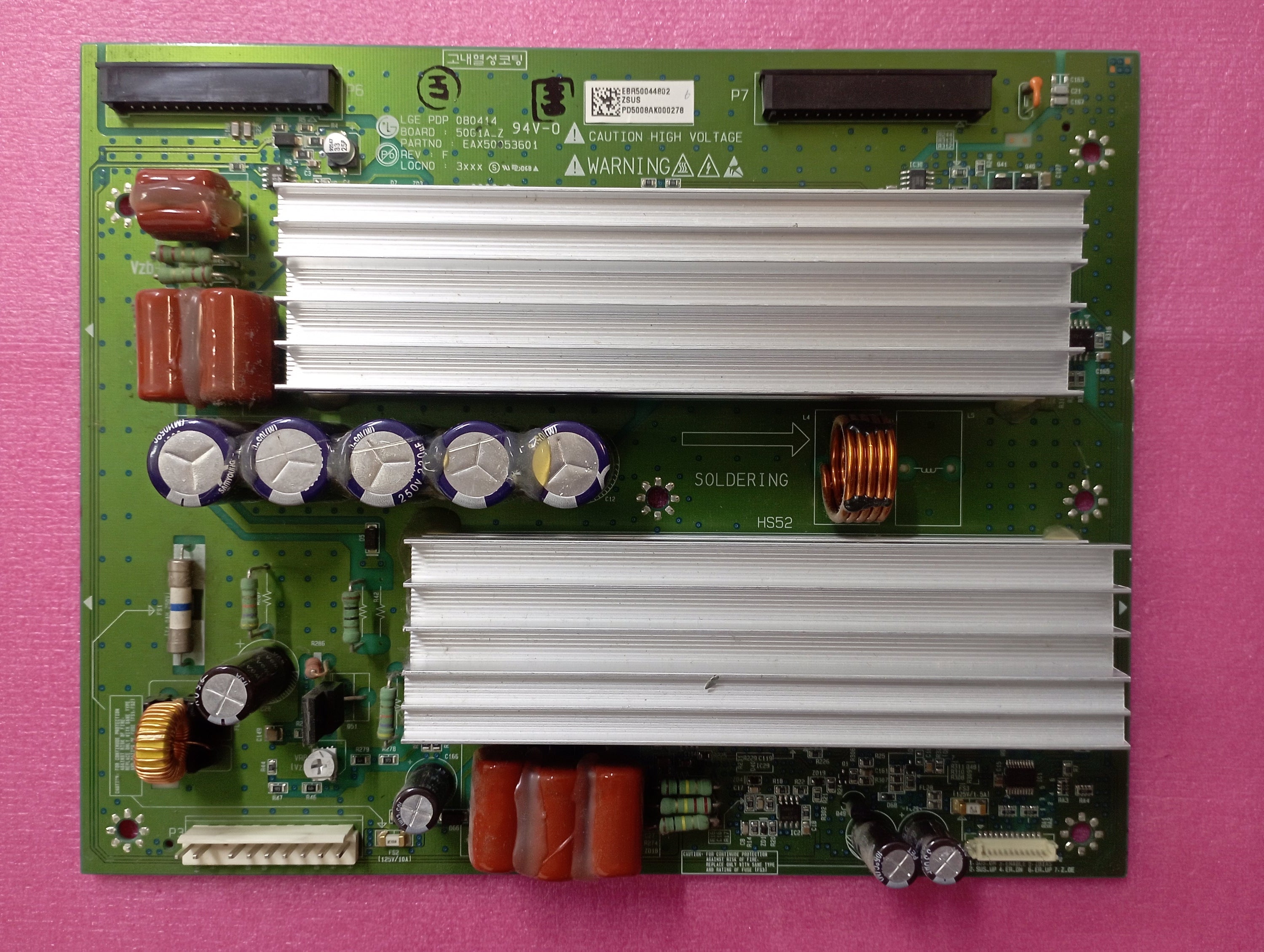 EBR55323101 EAX50053601 Z-SUSTAIN BOARD PER LG 50PG2000