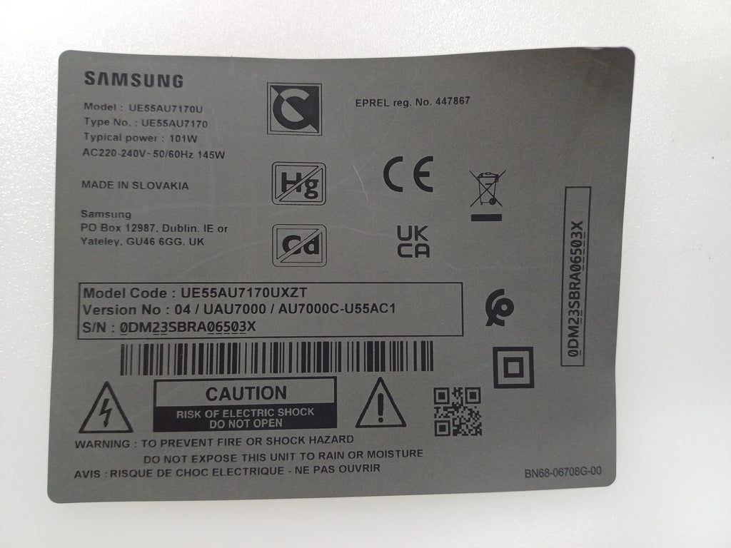BN96-49998E Coppia Altoparlanti Samsung UE55AU7170