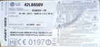 Etichetta TV LG 42LB650V-ZN