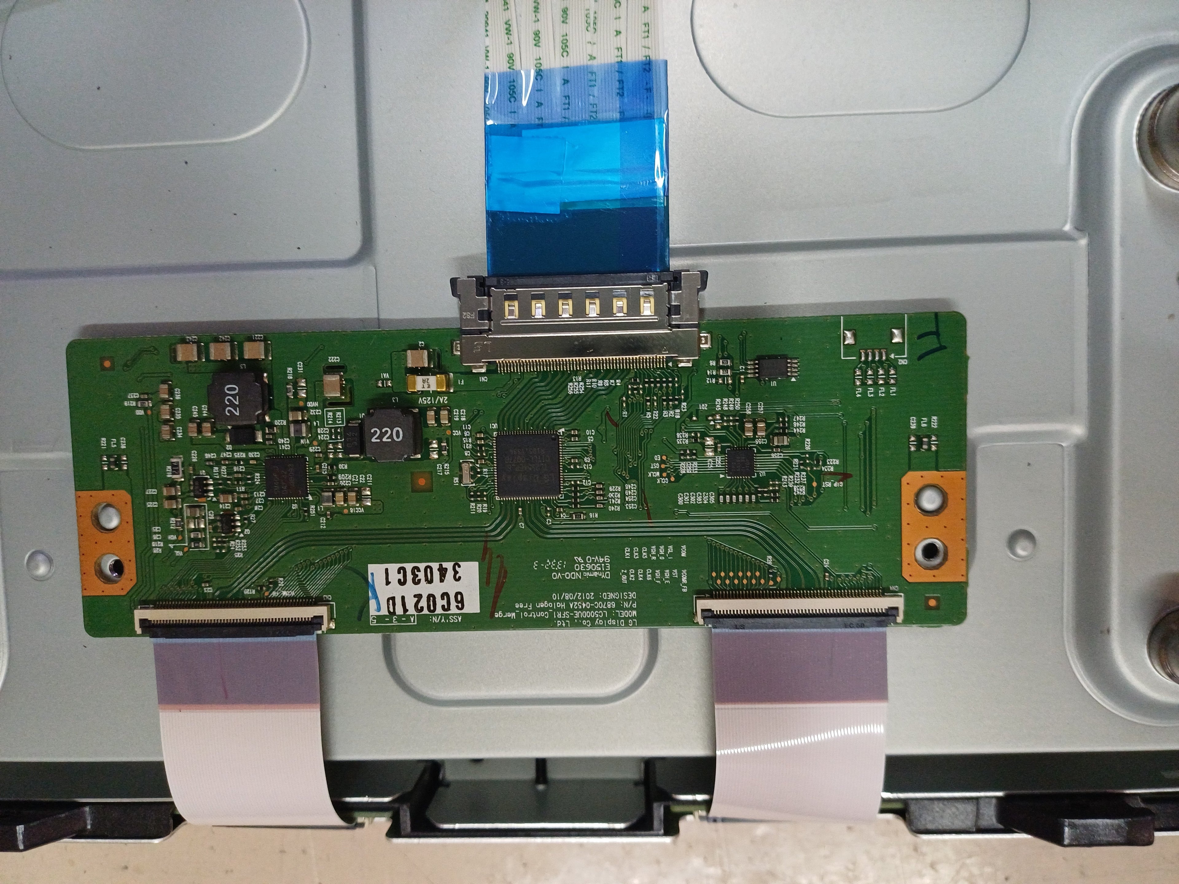 T-Con Board LG 42LA620S EAD62370712 - vista frontale completa