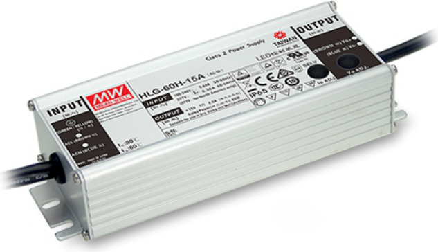 Driver LED Mean Well HLG-60H-15 15V 60W