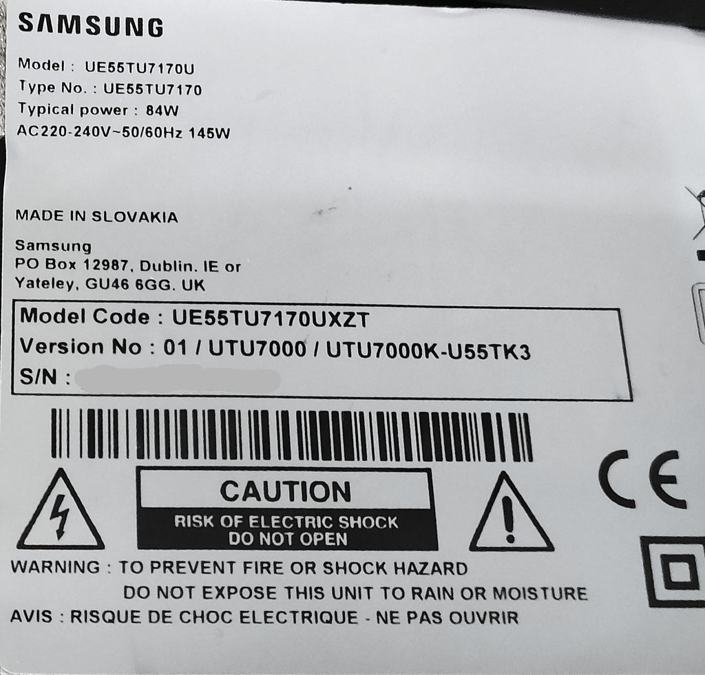 UE55TU7170U SAMSUNG