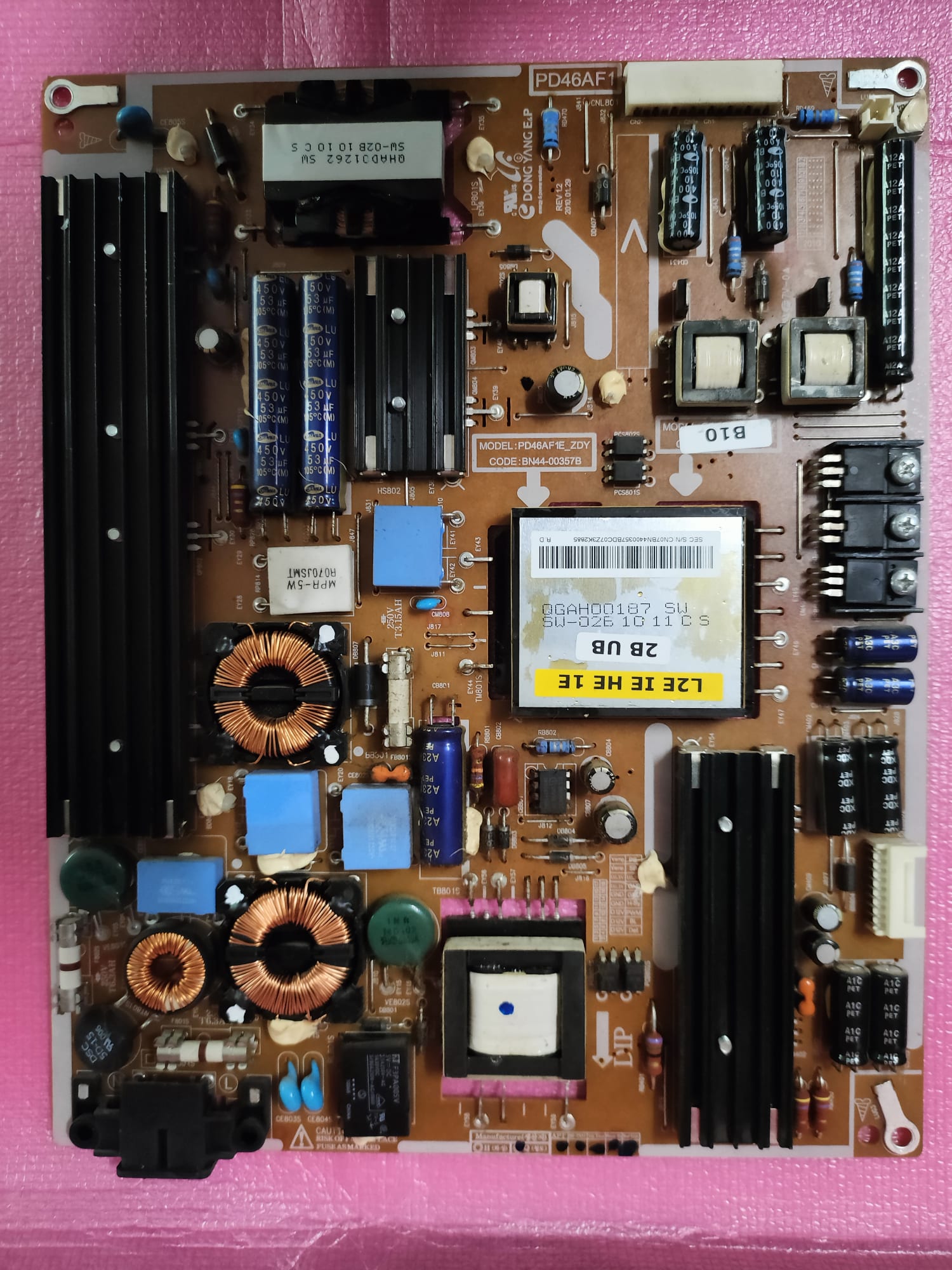 Scheda Alimentazione Samsung UE46C6500UW BN44-00357B Testata