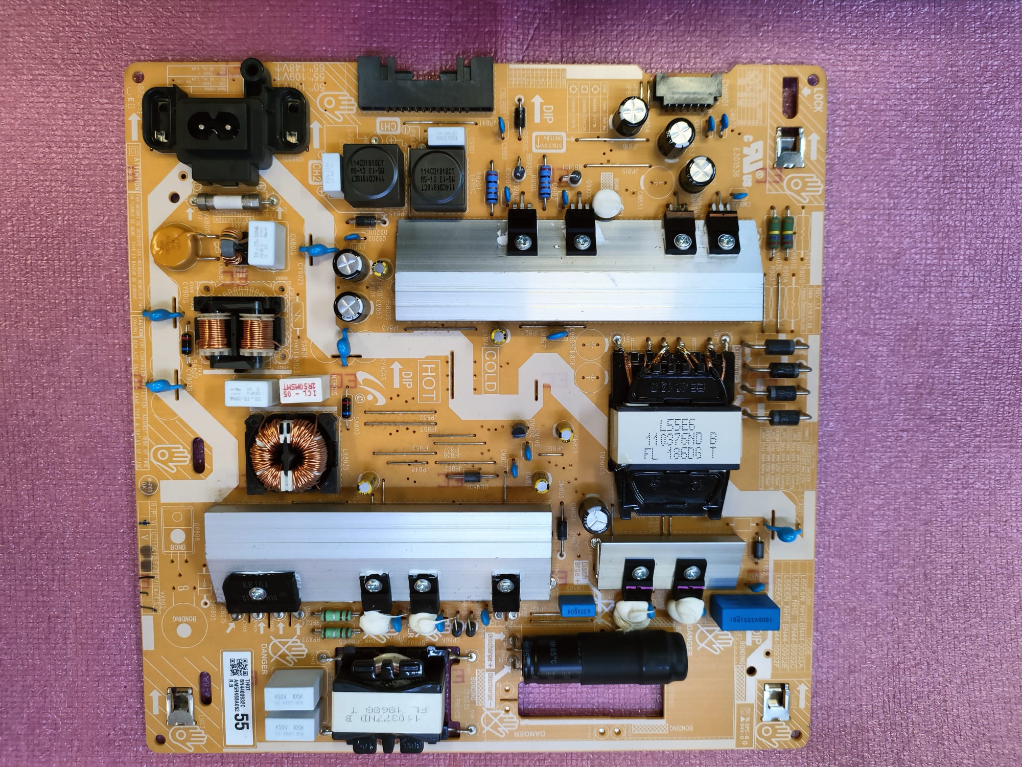 Scheda Alimentazione Samsung UE49NU7170U BN44-00932A Testata