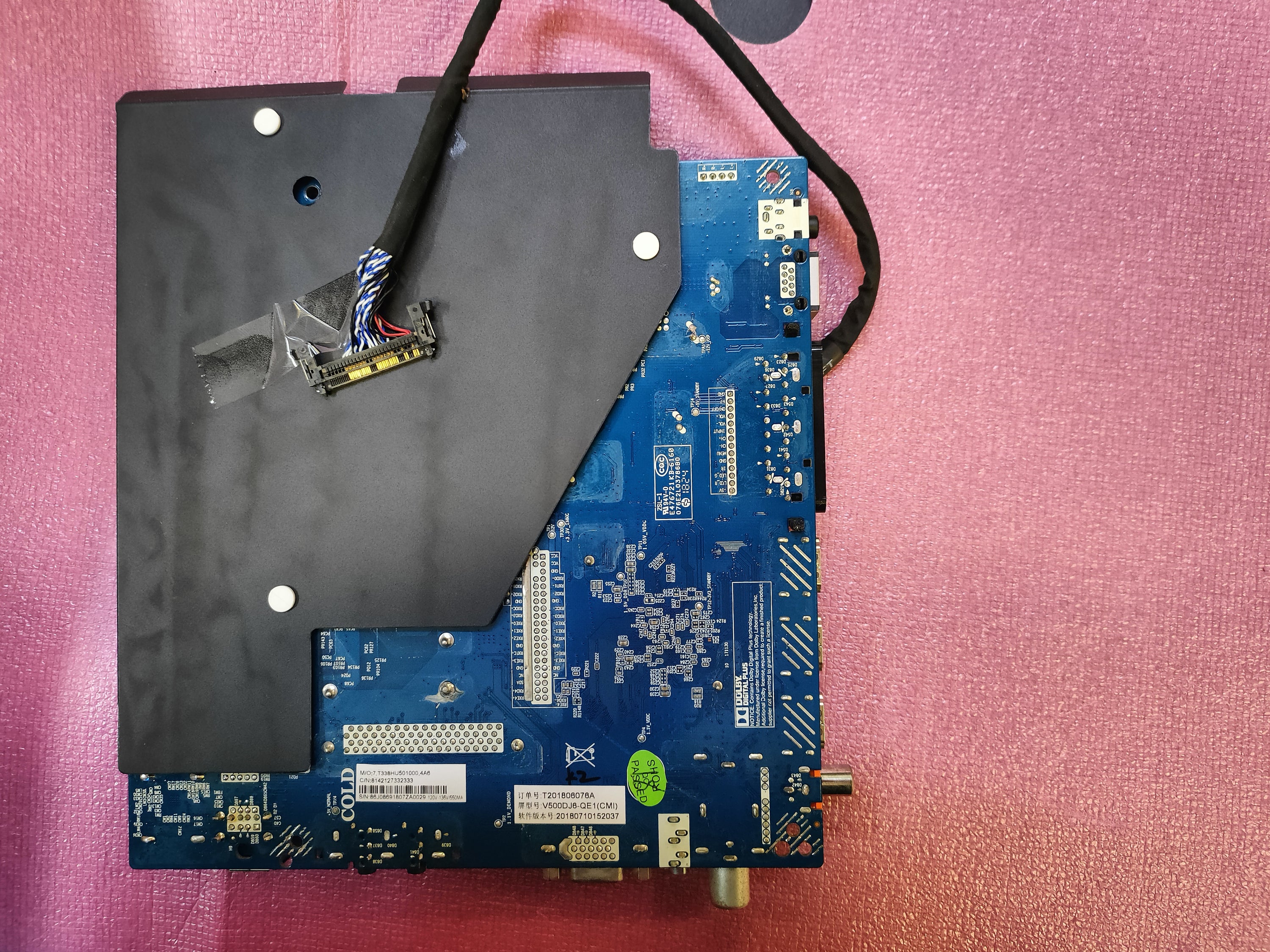 Mainboard T201806076A per Zenith ZYS50FHD 50