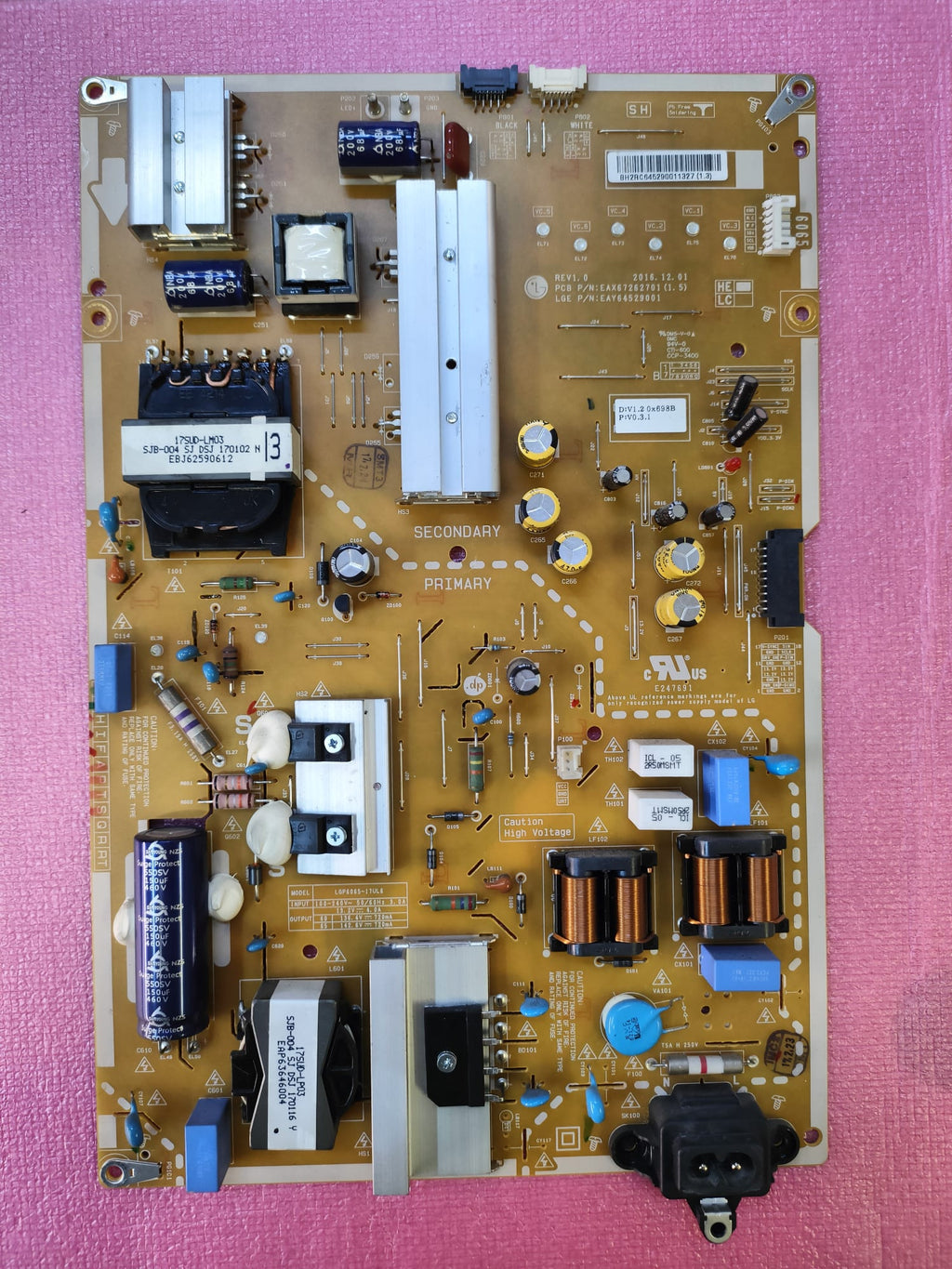 Scheda Alimentazione LG 65SJ810V EAY64529001 Testata
