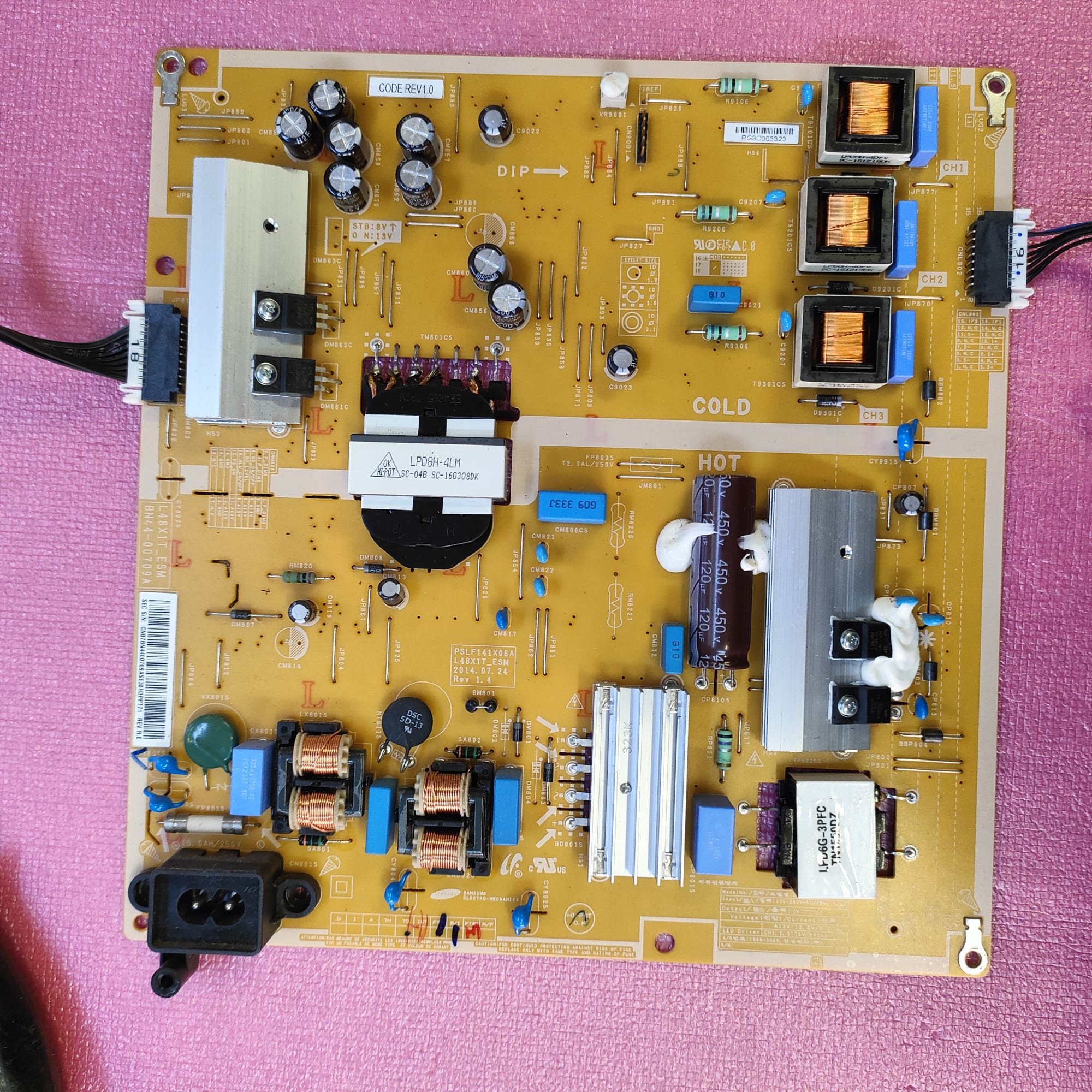 Scheda Alimentazione Samsung UE48H6240AY BN44-00709A Testata