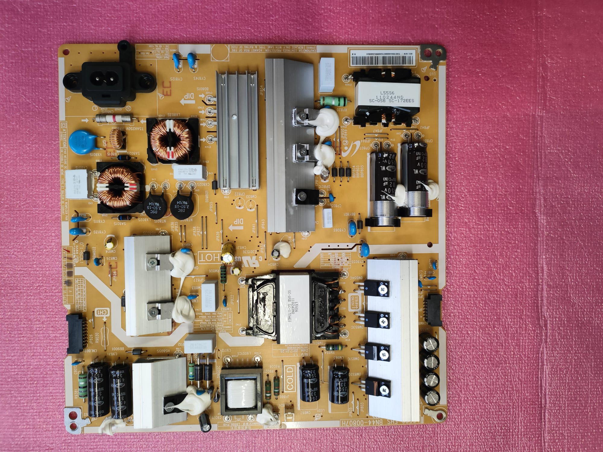 Scheda Alimentazione Samsung UE49MU6200 BN44-00807H Testata