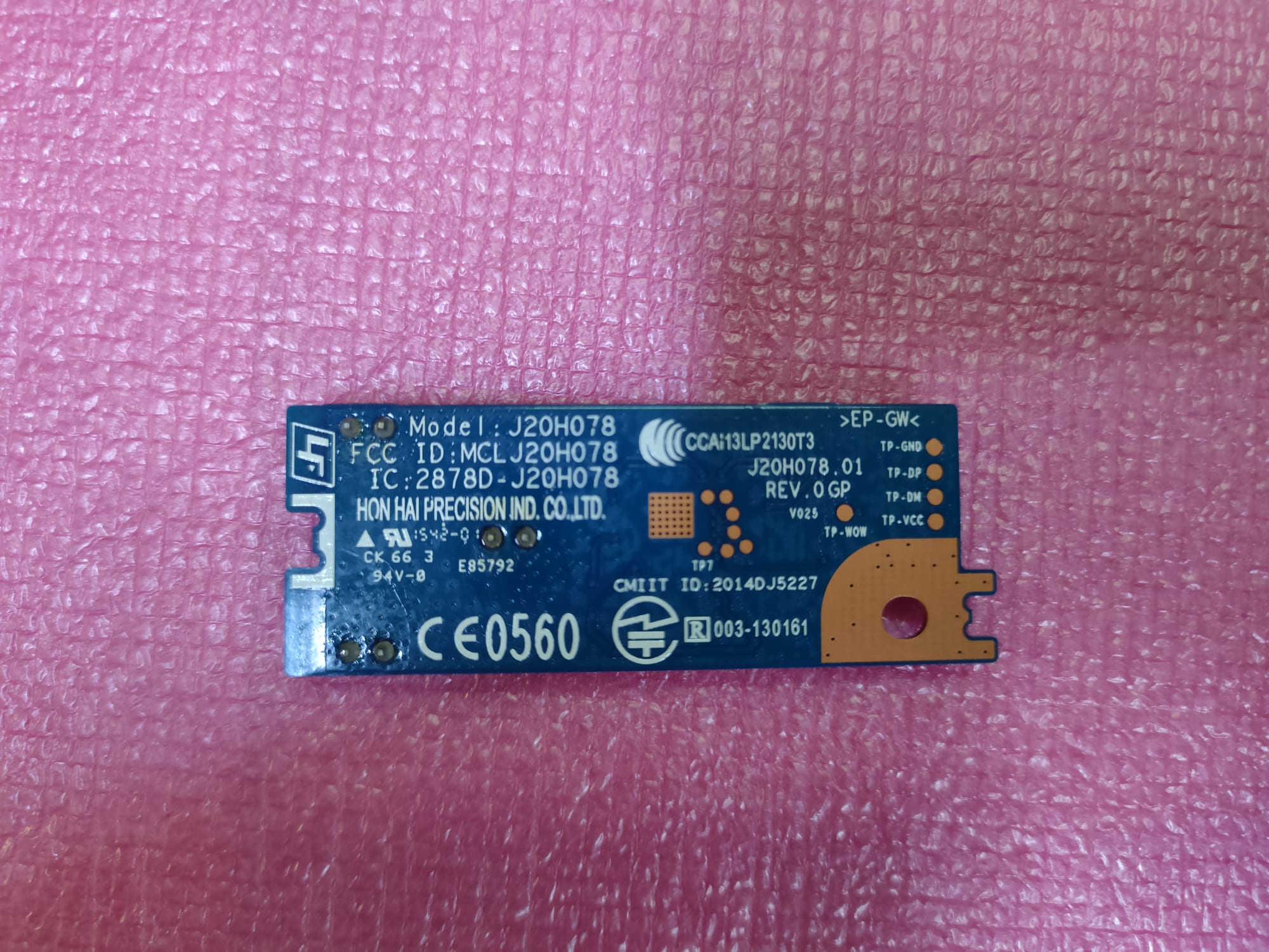 J20H078 MODULO WIFI PER TV SONY KDL-48R553C