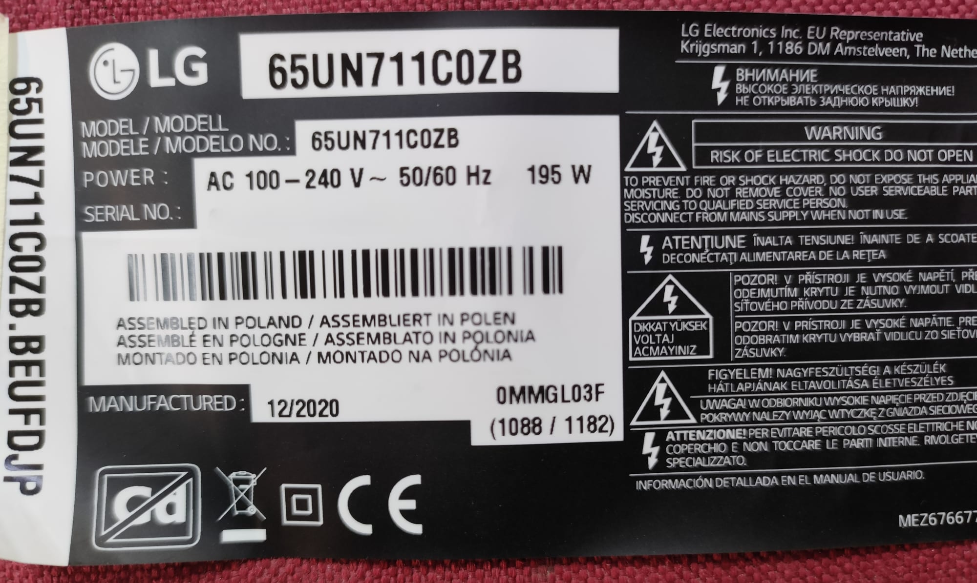 65UN711C0ZB LG