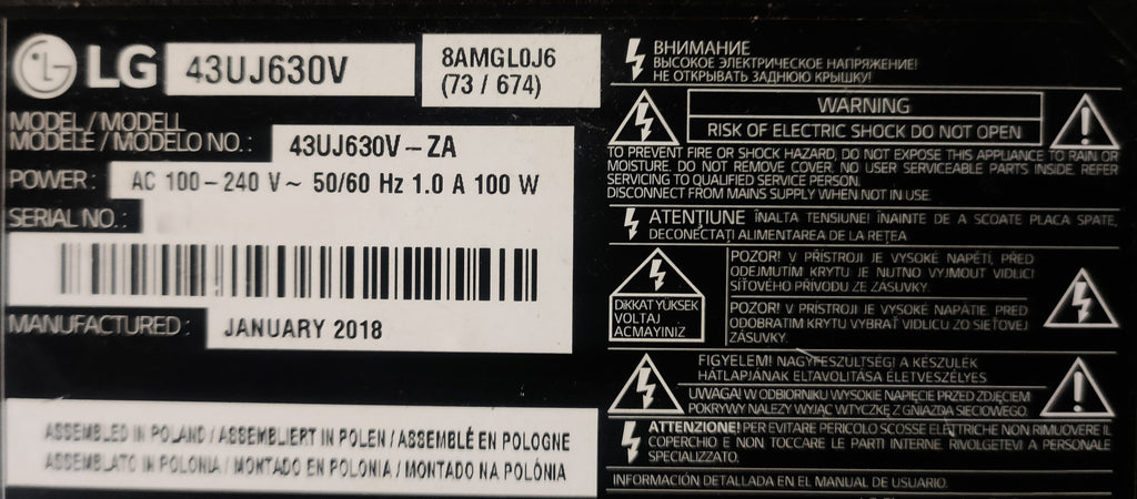 43UJ630V LG