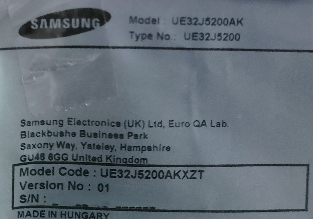 Samsung UE32J5200AK ricambi lotto 144/2018 foto 6