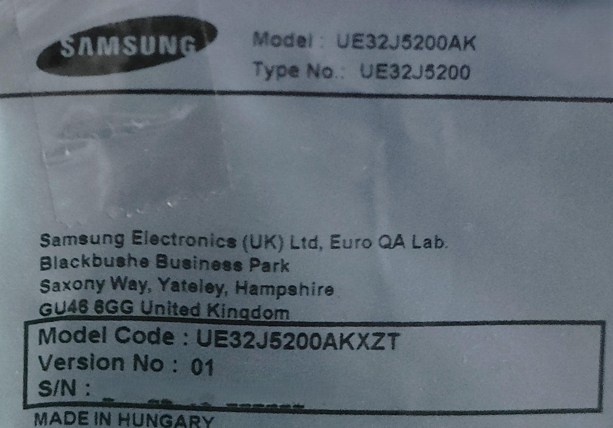 Samsung UE32J5200AK ricambi lotto 144/2018 foto 6