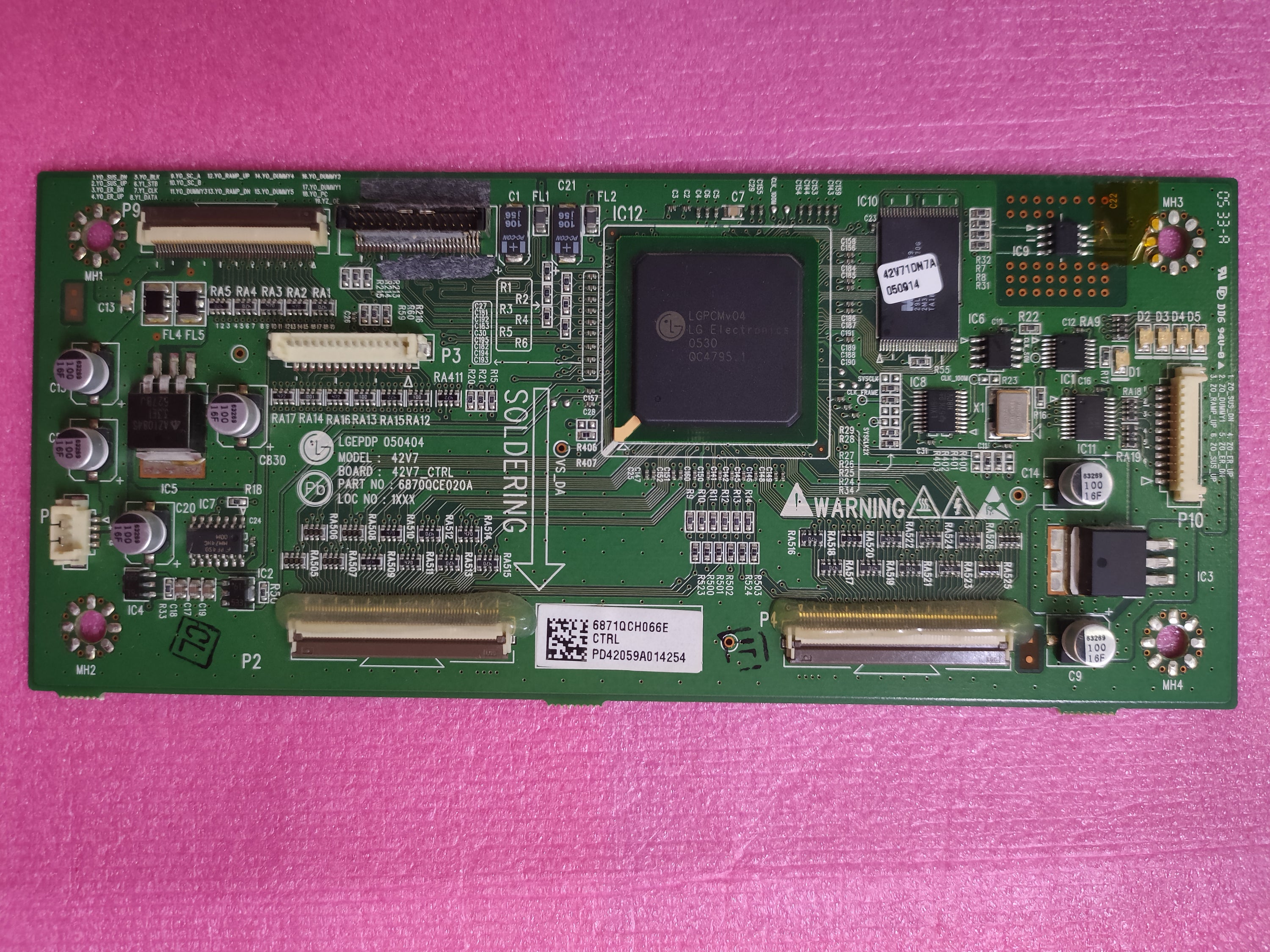 6870QCE020A  / 6870QCE020C 42V7  - T-CON BOARD PER TV LG 42PX3RV