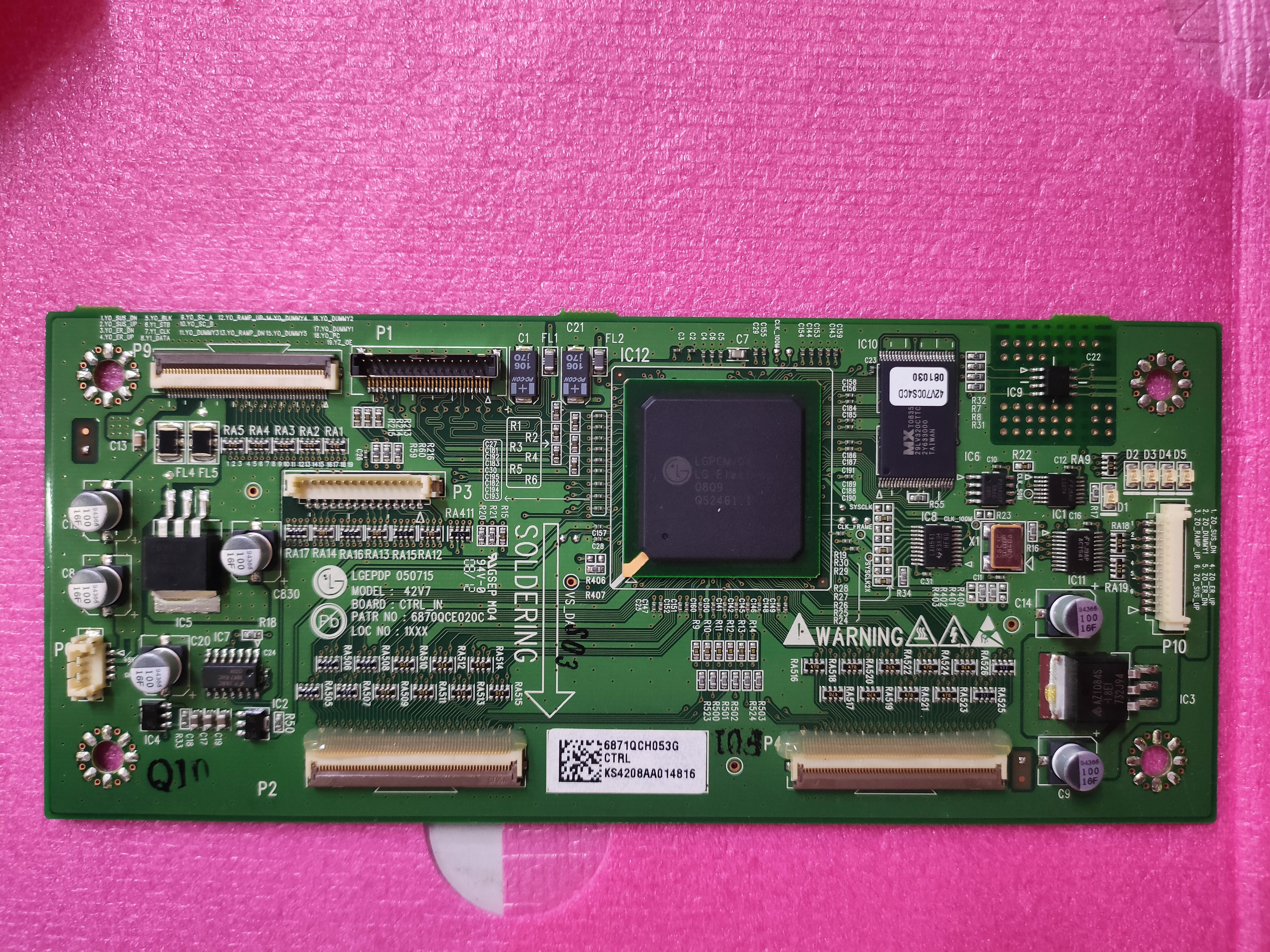 6870QCE020A  / 6870QCE020C 42V7  - T-CON BOARD PER TV LG 42PX3RV