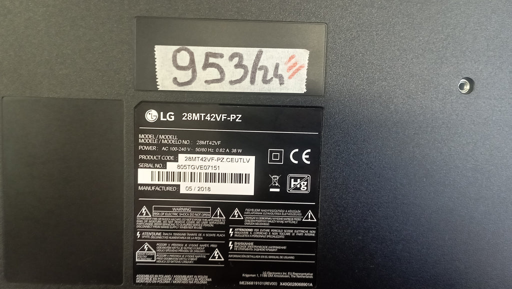28MT42VF TV LG 28MT42VF-PZ.CEUTLV