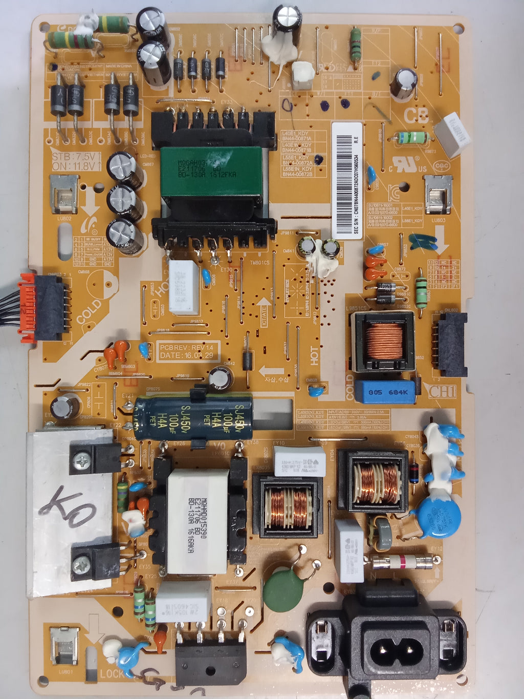 213 2024 Ricambi TV Samsung UE49K5510AK - Main Board / Altoparlanti / T-Con