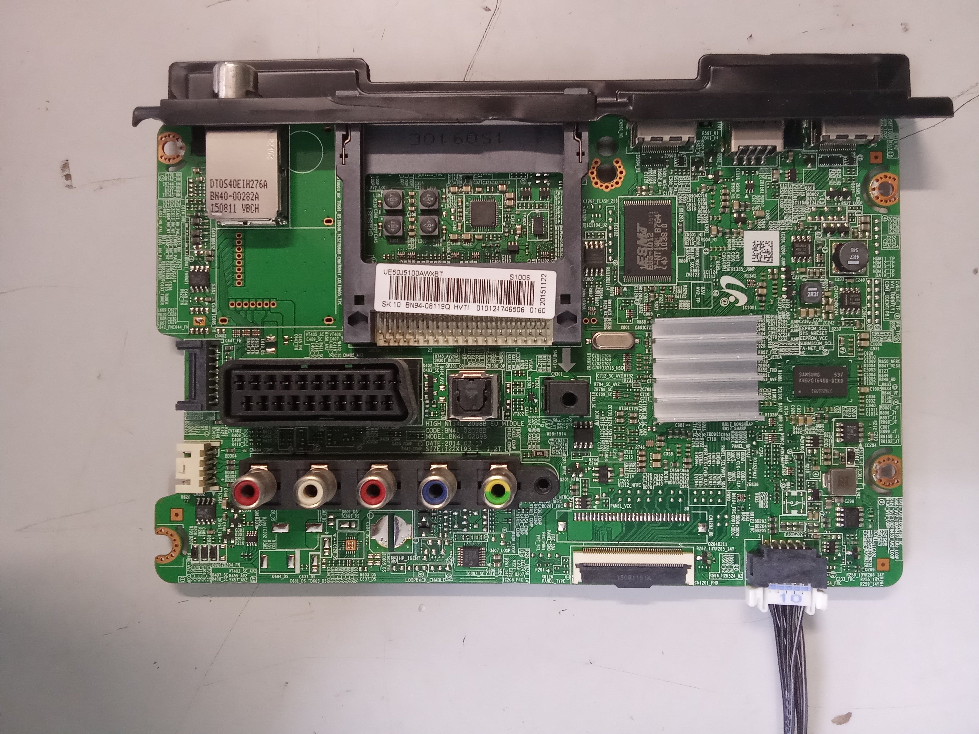 866 2024 Ricambi TV Samsung UE50J5100AW - Mainboard / PSU / Altoparlanti / Modulo WiFi