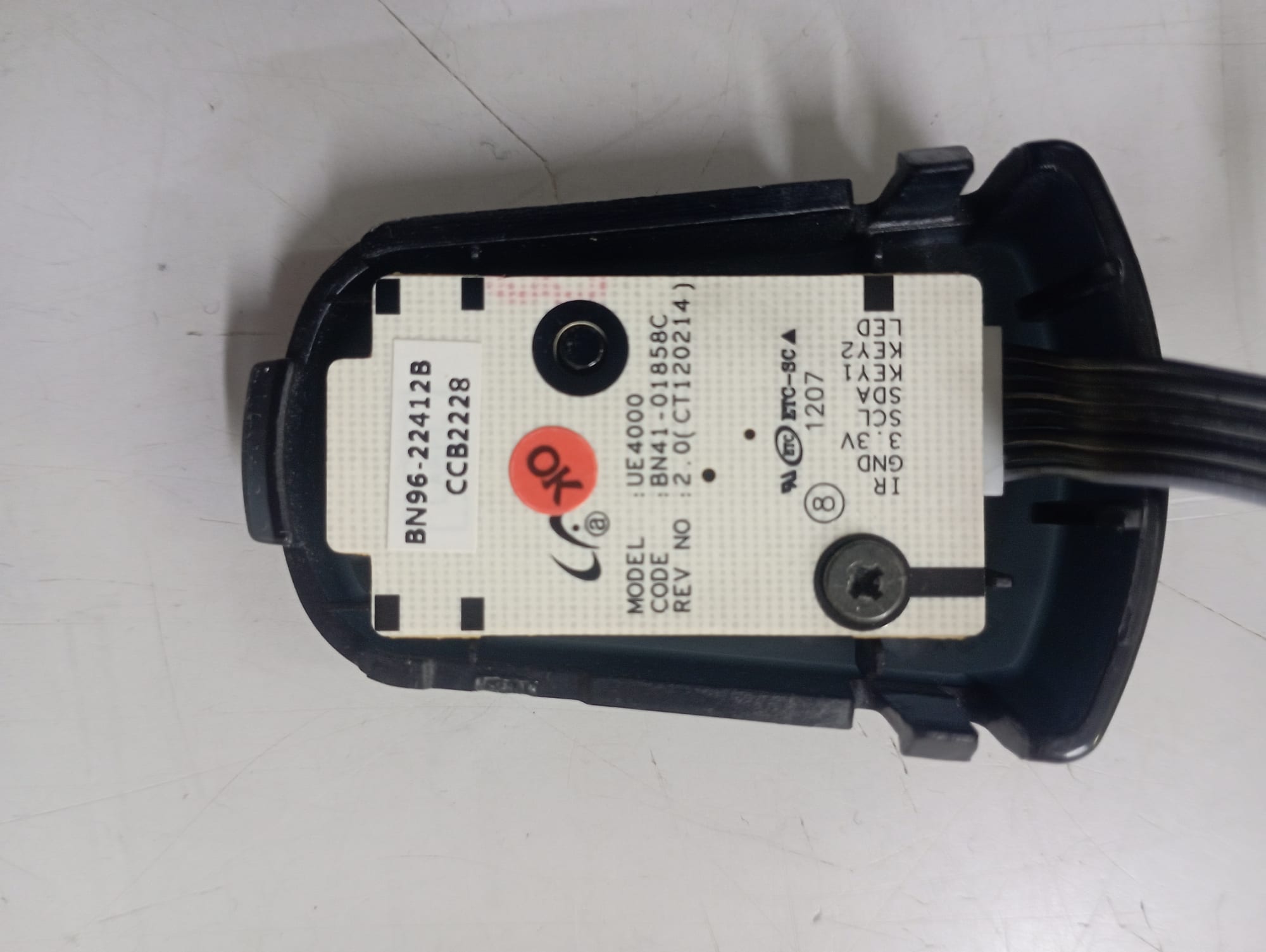 BN41-01858C      PULSANTE + RICEV IR PER TV SAMSUNG UE32EH4000