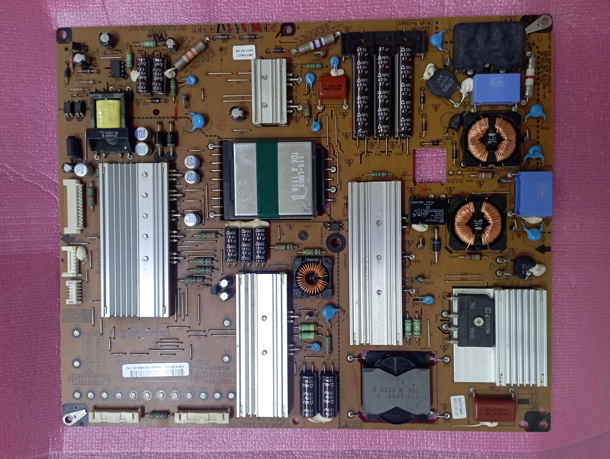 Scheda Alimentazione LG 47LV355A EAX62865401/8 Testata