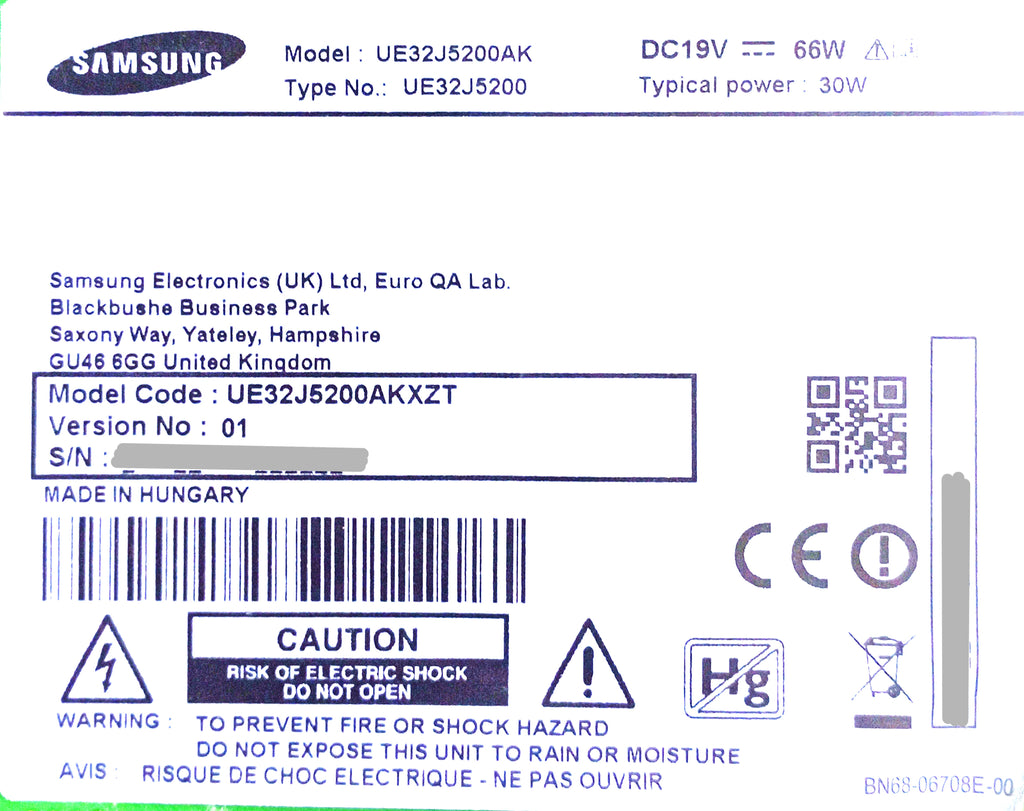 UE32J5200AK SAMSUNG
