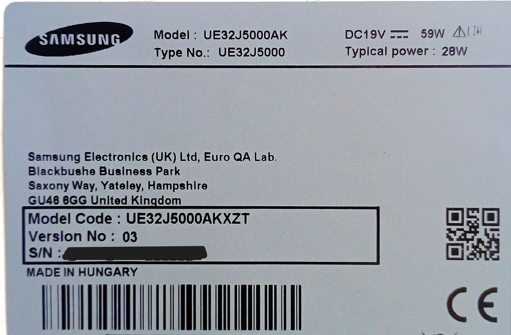 Samsung UE32J5000AK lotto 58 2025